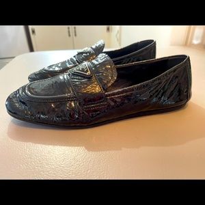 Prada Patent Leather Driving Loafers